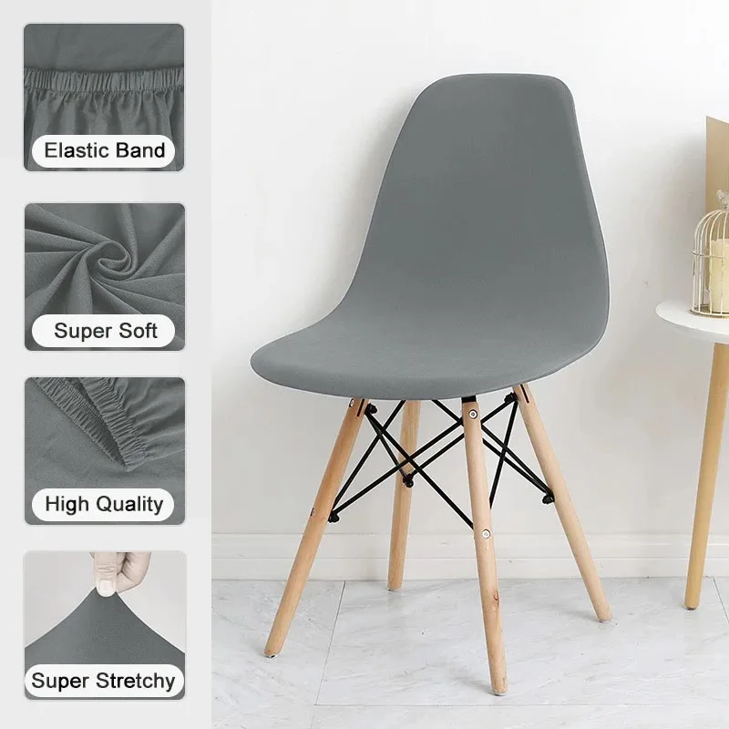 Elastische Schale Stuhl Abdeckung Stretch Esszimmer Stuhl Abdeckung Sitzbezüge Schonbezug Möbel Protector Hotel Home Wohnzimmer Abnehmbare
