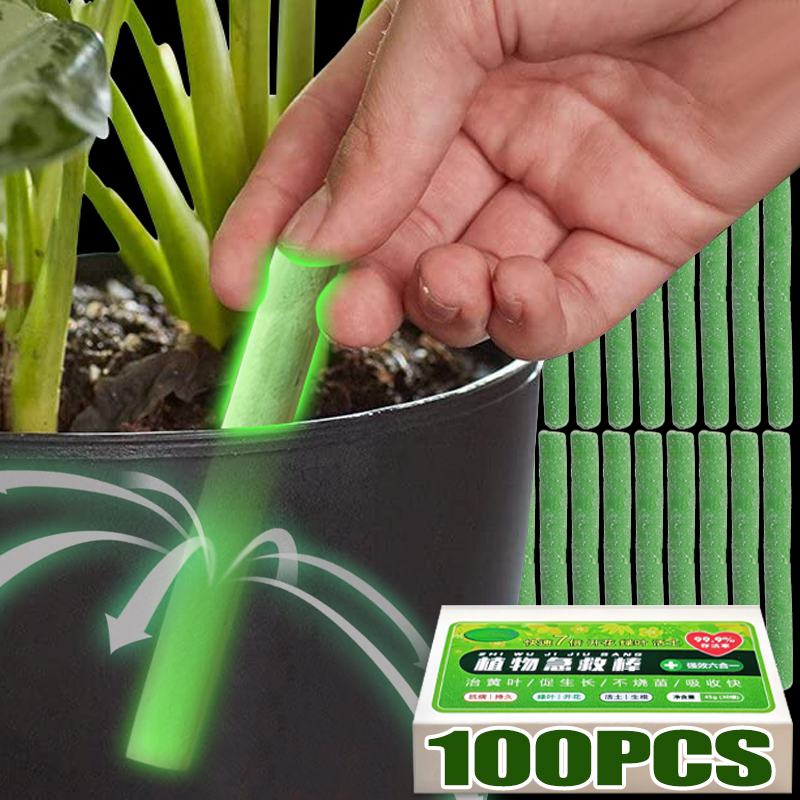 Palos de liberación lenta para plantas, palo nutritivo Universal para interiores, maceta, plantas, barras de fertilizante, potenciador, accesorios de jardín
