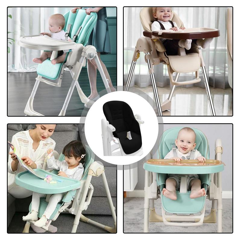 Almofada para cadeira alta infantil, capa de proteção para cadeira de jantar, couro pu resistente ao desgaste e esponja, almofada de assento confortável para meninos e meninas