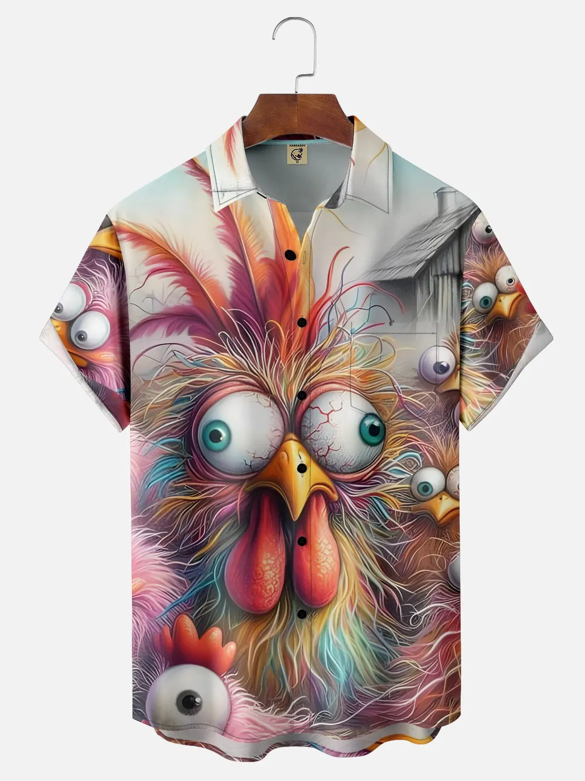 เสื้อเชิ้ตผู้ชายลายกราฟิกสัตว์การ์ตูนแขนสั้นแห้งเร็วพิมพ์ลาย3D เสื้อผ้าผู้ชายเสื้อแฟชั่นแนวสตรีทฤดูร้อน