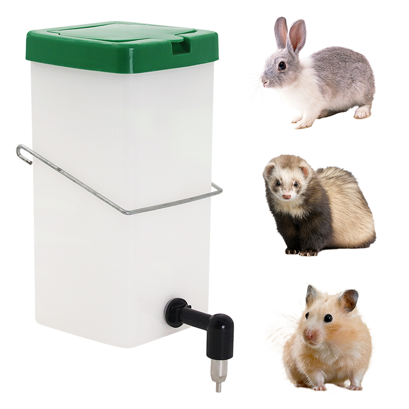 Bebedor de coelho 500ml/1000ml, sem gotejamento, garrafa de água para animais pequenos, garrafa potável para roedor, coelho/ferretão/Hamster/cochonha da índia