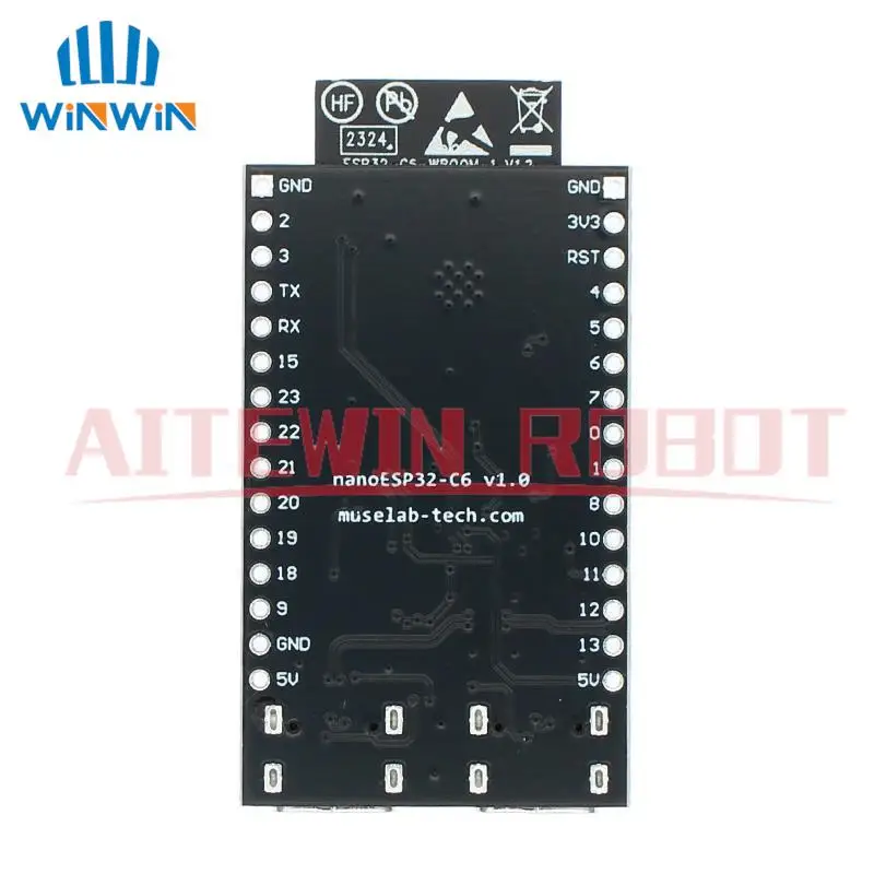 ESP32 ESP32-C6 WiFi + Bluetooth Internet de las cosas Placa de desarrollo Dual tipo C Placa central ESP32-C6-DevKit C N4R2 para Arduino