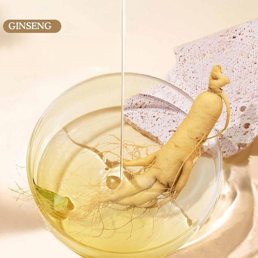 Ouro ginseng rosto essência polipeptídeo relâmpago hidratante suavização soro facial para cuidados com a pele 120ml/30ml toner de ginseng