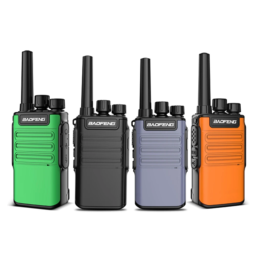 2022 Neues Baofeng Mini BF-V8 BFV8 Zwei-Wege-Amateurfunk Handheld Grau Grün Orange Gegensprechanlage UHF HF Transceiver Walkie Talkie 10 km