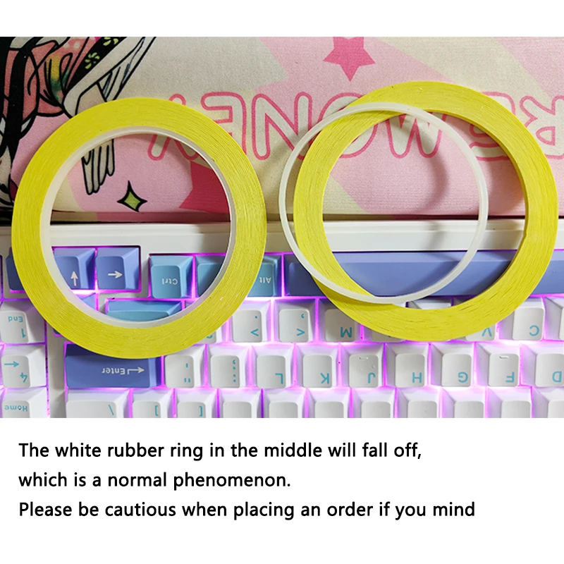 2 rollos de 50m de pluma en espiral para tiro con arco, cinta de sellado de 3mm, cinta adhesiva de pegamento para accesorios de tiro