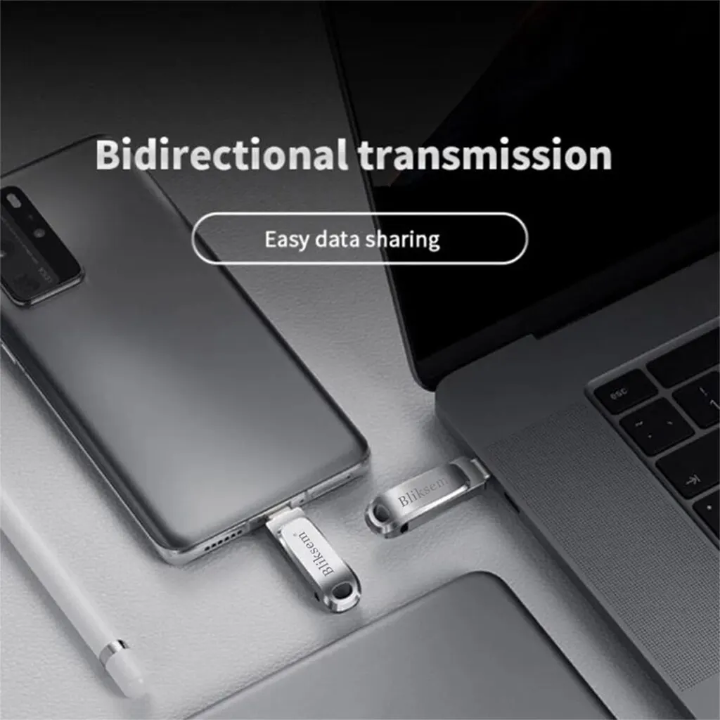 Liksem-PC用の高速USBフラッシュドライブ,タイプC,ペンドライブ,USB 2.0, TYPE-C, 32GB, 64GB, 128GB