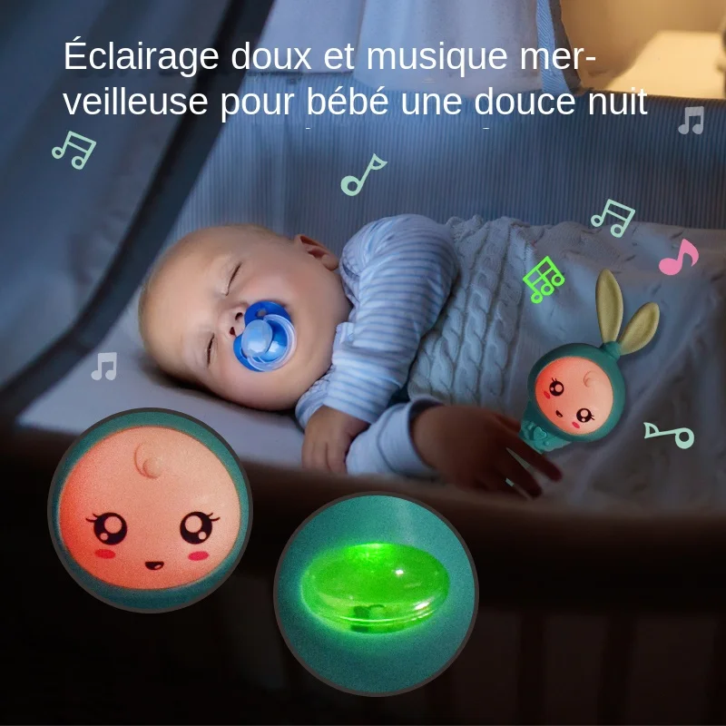 Anneau de dentition musical pour bébé de 0 à 12 ans, jouet éducatif, lit Mobile, cloche, poussette pour nouveau-né, berceau, sucette pour bébé, larme