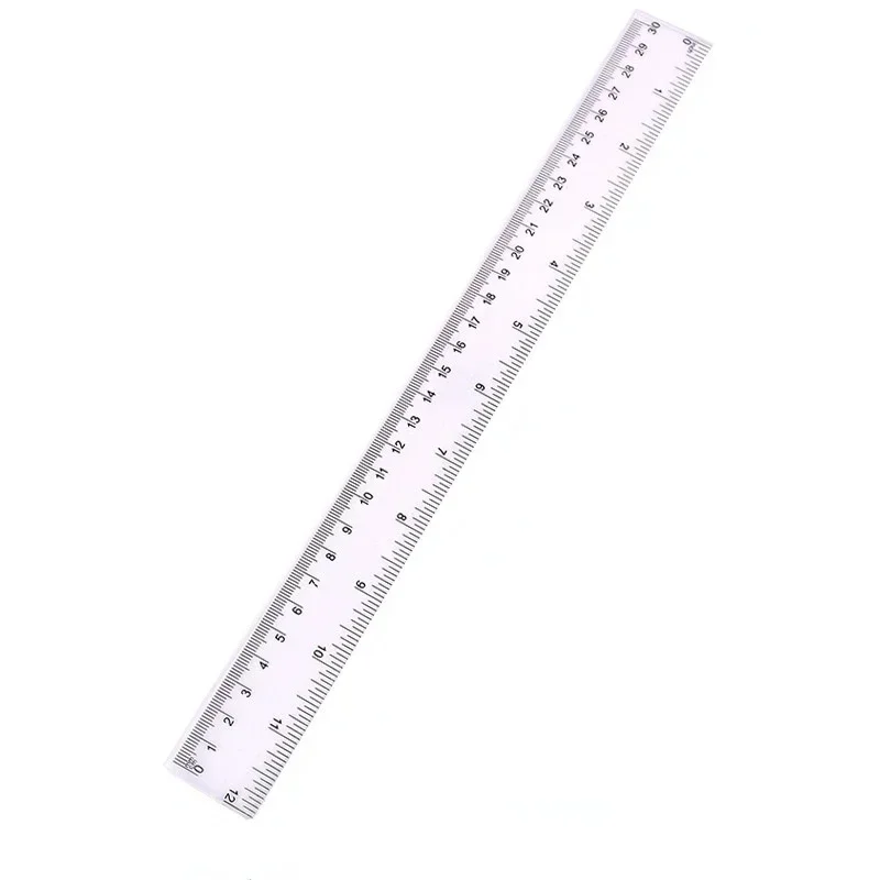 15 cm 20 cm 30 cm Righello dritto Righello in plastica trasparente Strumento di disegno Accessori da scrivania Cancelleria per studenti Forniture per ufficio scolastico