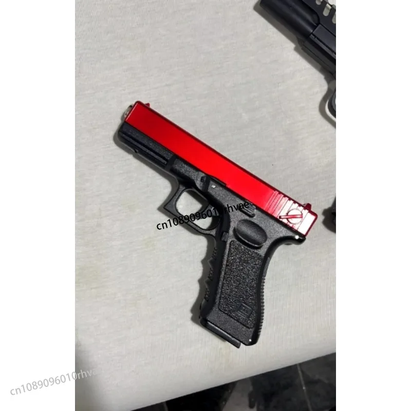 New metal black  pistol simulation pistol outdoor combat shooting BB bullets boy birthday Christmas gift 2025