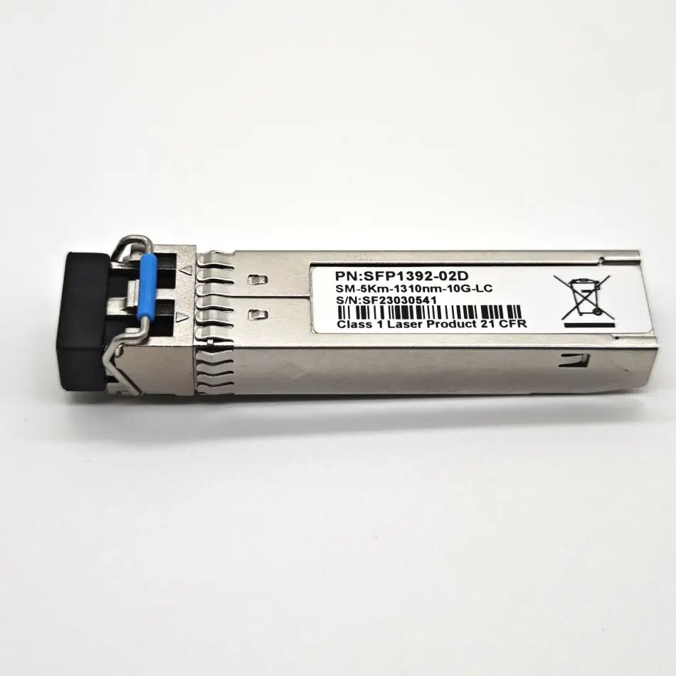 Modulo LC SFP+ monomodale 10G, ricetrasmettitore in fibra 10GBase-LR per Cisco SFP-10G-LR Ubiquiti Mikrotik D-Link TP-Link 5KM 10KM 1310