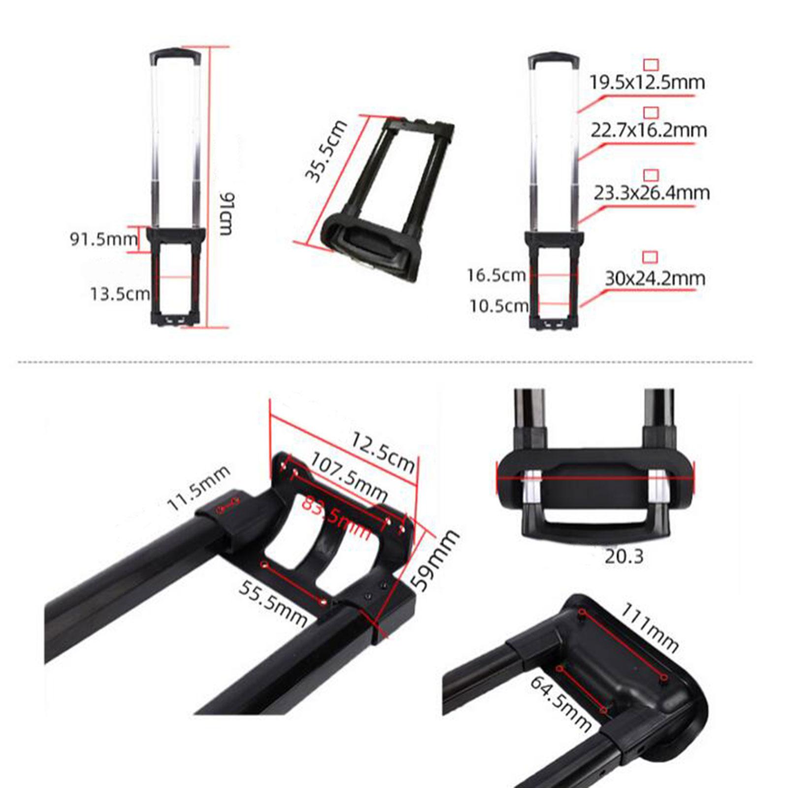 กระเป๋าเดินทาง Telescopic Handle อะไหล่ดึง Handle กระเป๋าเดินทาง Rod