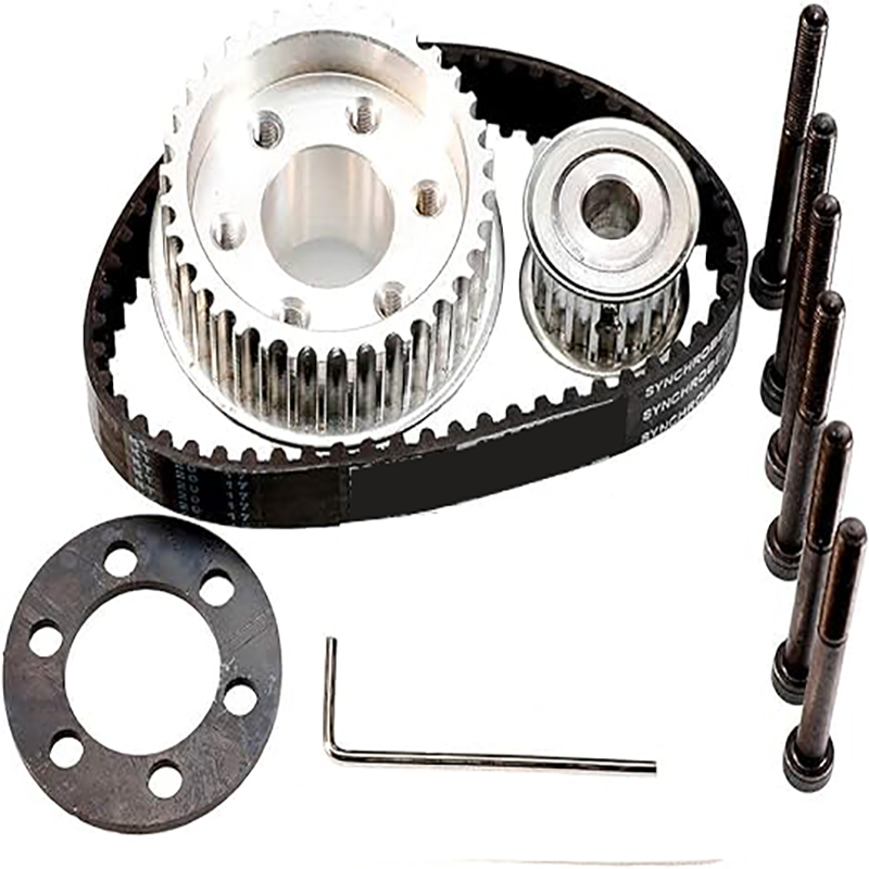DIY monopatín eléctrico 83MM 90MM 97MM PU juego de poleas de rueda 5M engranaje 270mm Kit de correas