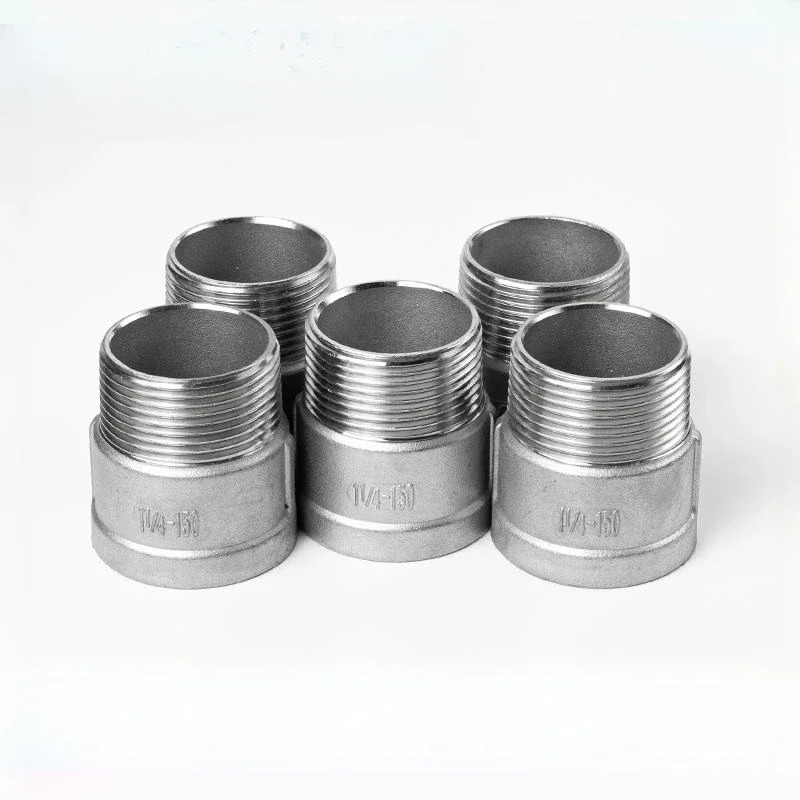 Сантехническое соединение 1/8 "1/4" 1/2 "SS304 фитинг из нержавеющей стали с наружной и внутренней резьбой, равный редуктор, британский адаптер для водопроводной трубы