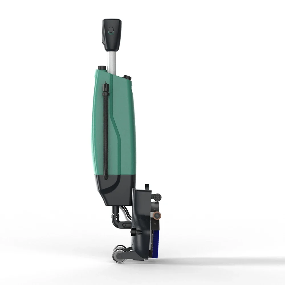 Produsen Mendukung Hand Ride Manual Desain Double Disk 360 Scrubber Lantai yang Dapat Diputar