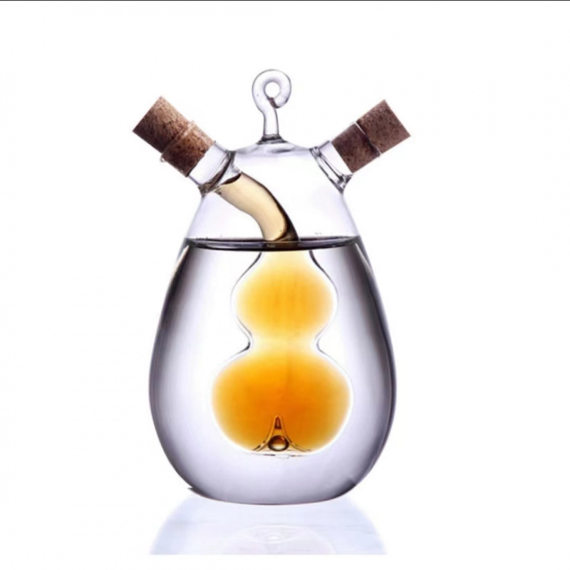 【2834ポジティブレビュー】家庭用醤油酢調味料ボトルキッチン収納ガラスオイラークリエイティブキッチン用品密封S