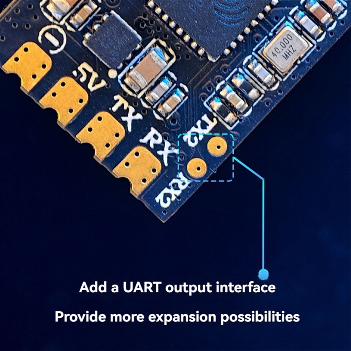 BABQ For RadioMaster XR1 2.4GHz/900Mhz Dual-Band Nano ExpressLRS Receiver Multi-Frequency for FPV Drone DIY Parts