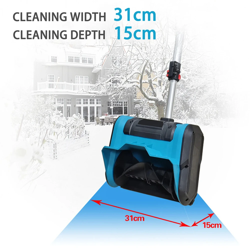 새로운 겨울 무선 전기 Snowplow 리튬 전기 눈 스위퍼 Makita 배터리 용 무선 눈 삽 안뜰 거리
