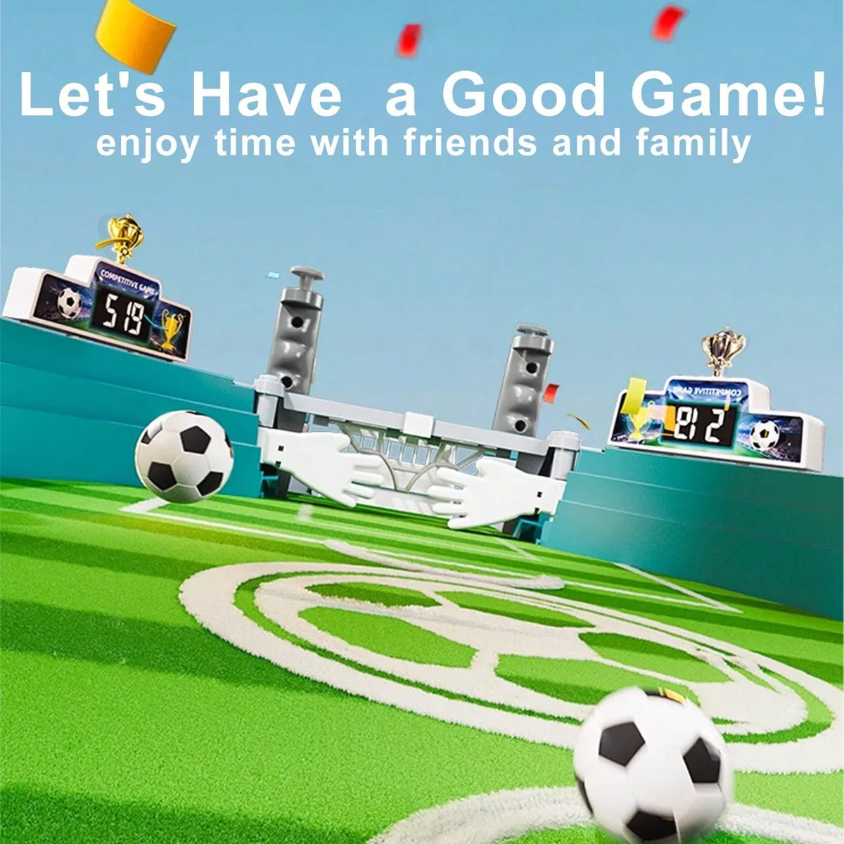 テーブルサッカーゲーム、2人用サッカーゲームテーブルゲーム、親子インタラクティブパズルゲームテーブルサッカー、テーブルトップサッカー
