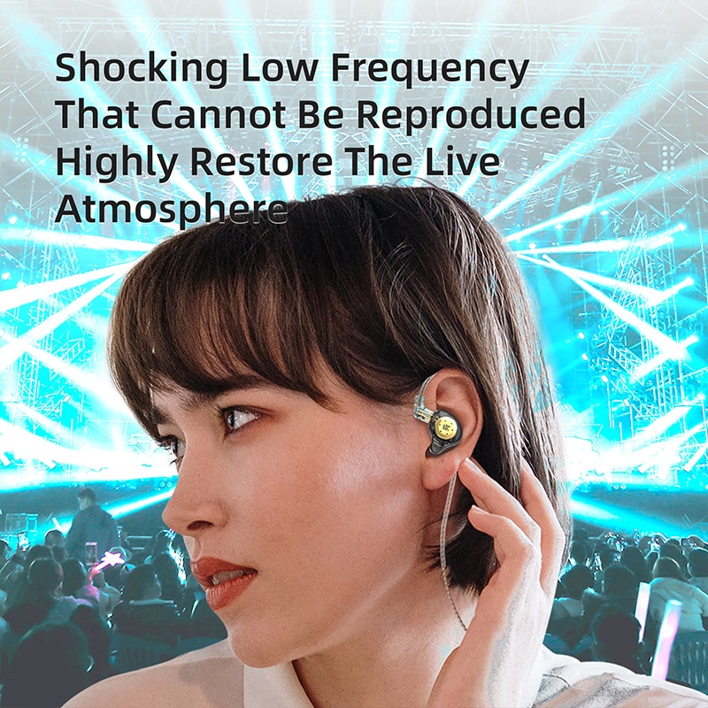 KZ EDX PRO auricolari dinamici auricolari HIFI Bass In Ear Monitor cuffie sportive con cancellazione del rumore
