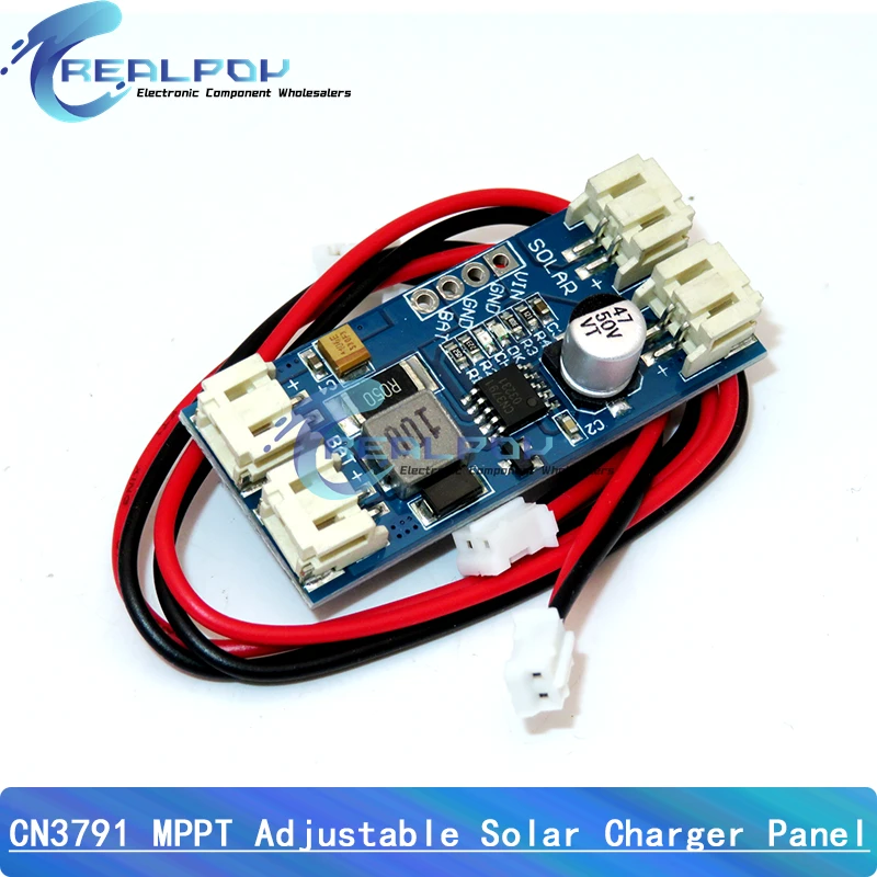 CN3791 MPPT Adjustable Solar Charger Panel 3.7V 18650 Lithium Battery Charger Board 6V/9V/12V PMW Overvoltage Protection