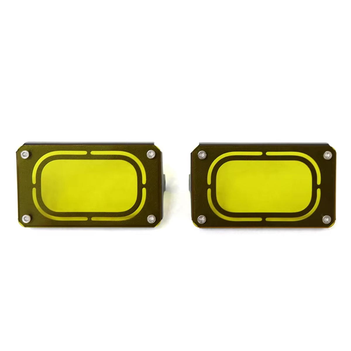 Ingenious Motorcycle LED Fog Light Guard Protector Spotlight Cover for ZONTES 368G Accessories YellowDurable