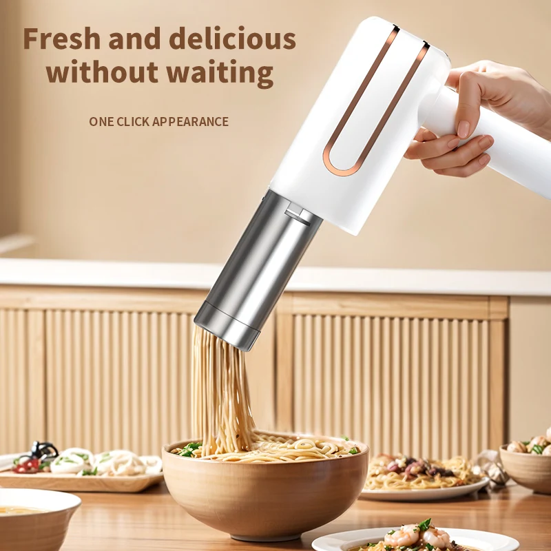 Tinsol Electric Cordless Noodle Maker Portable Noodle Press Home Appliances Outdoor Kitchen Home Breakfast Smart Noodle Maker