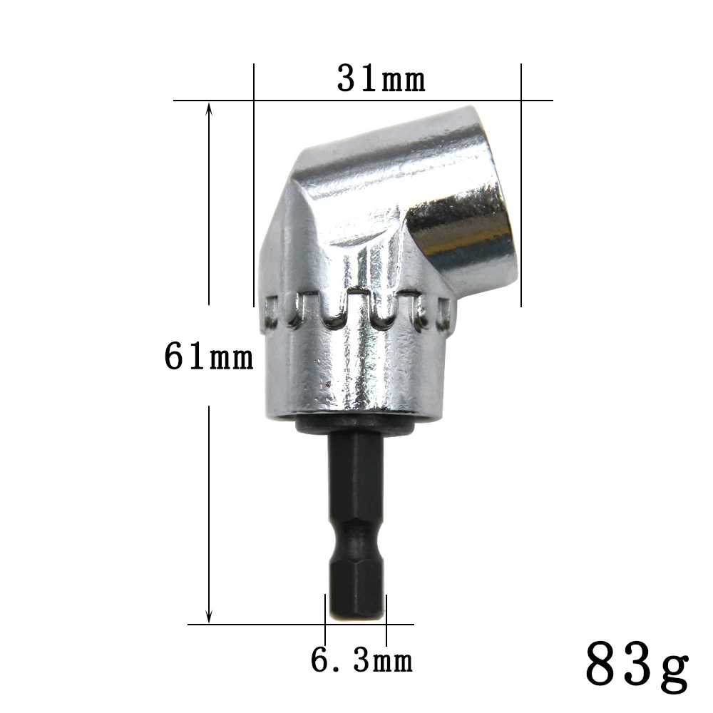105 degree turning screwdriver joint electric drill corner attachment extension socket screwdriver head tool