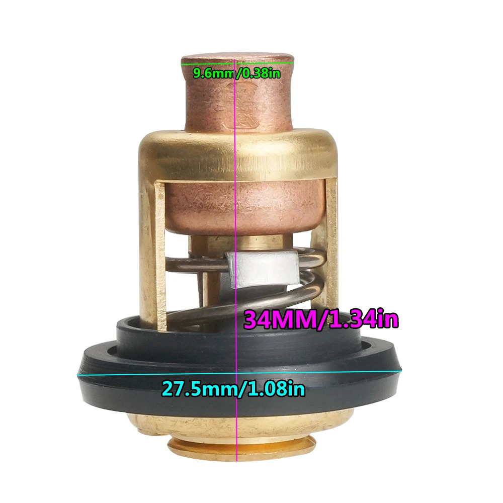 Thermostat 6E5-12411-02 6E5-12411-00 6E5-12411-10 für Yamaha 2-Takt 15 PS 25 PS 30 PS 40 PS -220 PS Außenbordmotor