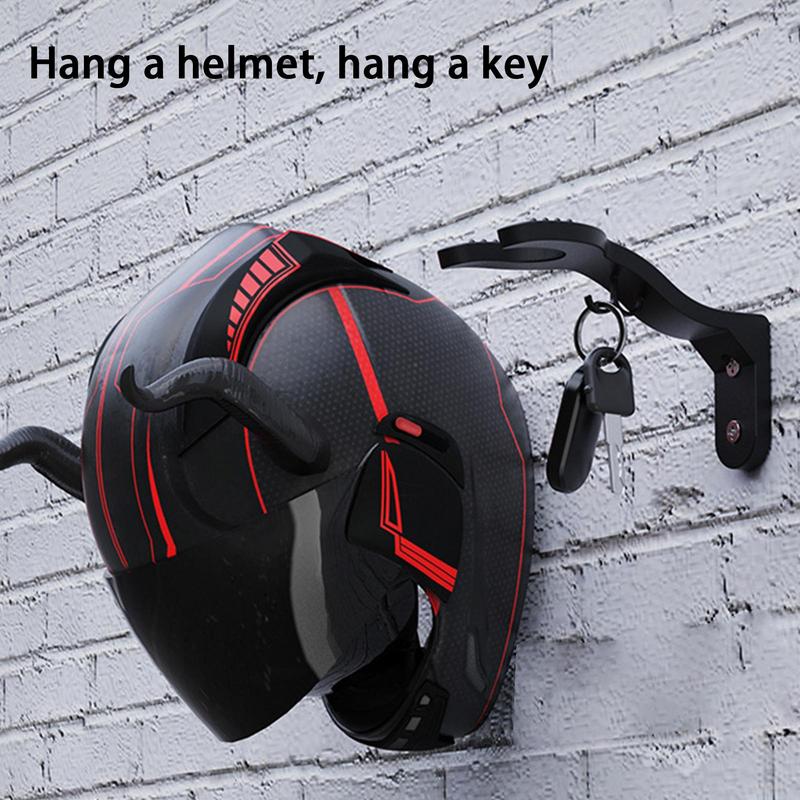 Motorcycle Head Gear Hook Motorcycle Helmet Holder Helmet Hook Wall Mount Football Bicycle Hat Hanger Stand for Caps wall rack
