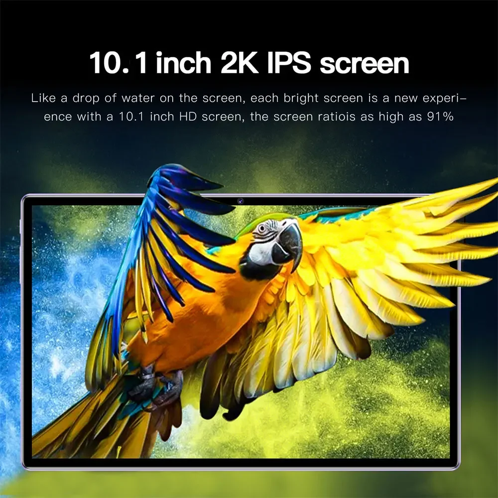 Tablet P60 Pro 5G Dual SIM Android 14 Tab 20000 mAh 22 GB + 2 TB Gezichtsherkenning Tablet 10,1 inch Global Versie Kindertablet PC