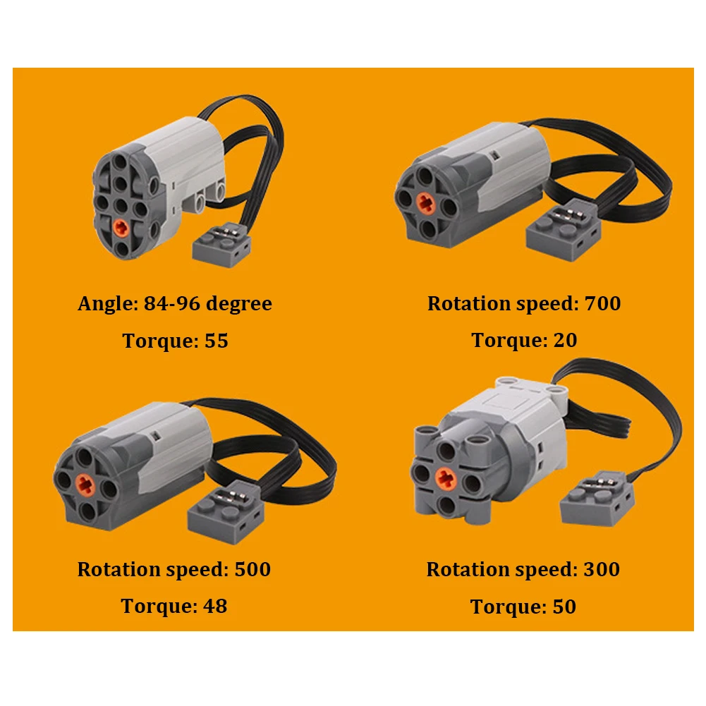Piezas de funciones de energía de alta tecnología, Motor de 8883 M, compatible con legoeds, MOC, coche eléctrico ensamblado, accesorios de bloques de construcción de juguete
