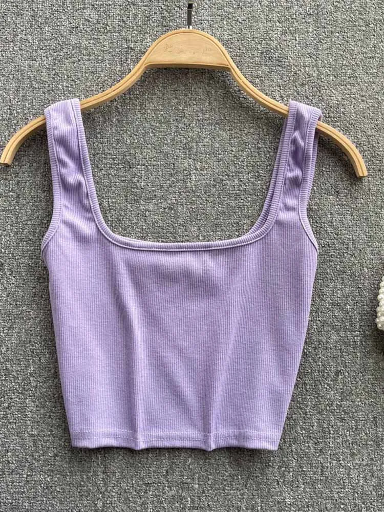 女性のためのセクシーなホルターネックタンクトップ,タイトフィット,無地,ノースリーブTシャツ,y2k