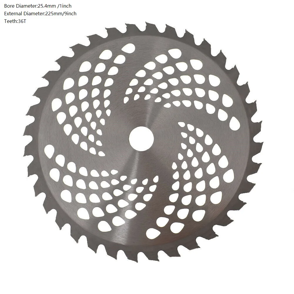 9in 36 Răng Cỏ Đầu Tông Đơ Cắt Lưỡi Cưa Gỗ Bàn Chải Cắt Đĩa Cắt Cho Sân Vườn Cỏ Điện Cỏ Dại Thần Thực Tử dụng Cụ Điện