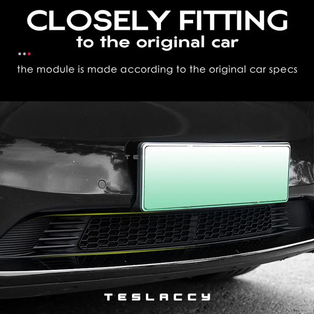 Front Grill Guard Grilleแทรกตาข่ายสําหรับTeslaรุ่นY 2024 2023 2022 2021 Air Inlet Ventฝาครอบกันชนตารางกรองอุปกรณ์เสริม