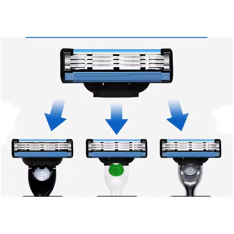 Бритва Gillette, бритва Gillette, мужская бритва Gillette Mach3, материал из нержавеющей стали, набор бритв, комбинация бритв и лезвий