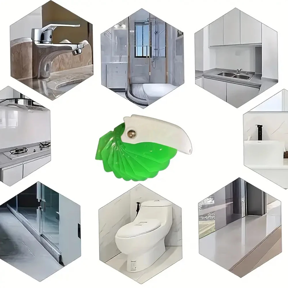 9 in1 Silicone Caulking Tool Sealant Spreading Professional Tile Window Grout Edge Removal Joint Sealant Spreader Spatula New