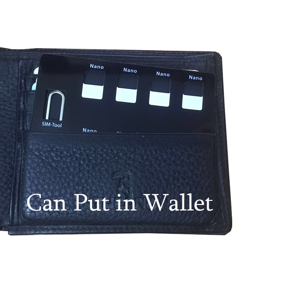 Nano-Karten- und Stifthalter, fasst 8-teilige Nano-Karten und iPhone-Pin