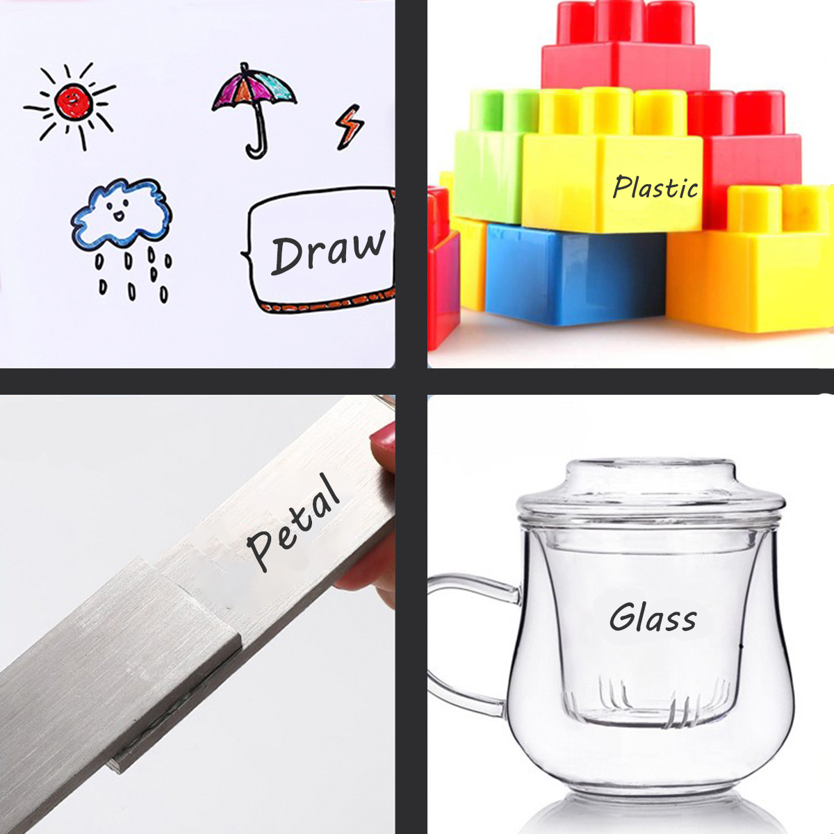 2/5 個永久油性マーカー黒インク 2.0 ミリメートル防水速乾性金属、プラスチック、タイル、ガラス、学校およびオフィスの供給