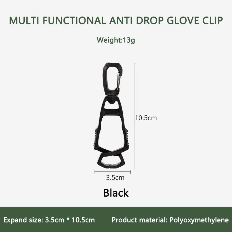 Camping Multifunctionele Handschoen Clip Hanger Veiligheidshandschoenhouder Plastic Werkhandschoenen Clip Werkklem Veiligheid Werkhandschoenbeschermer