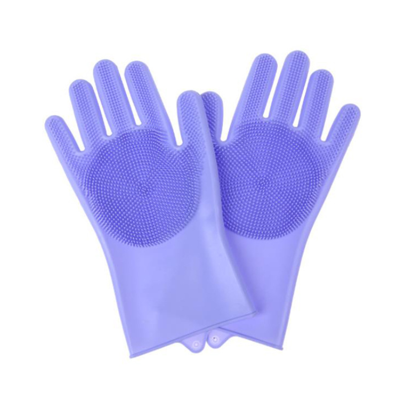 Luvas de limpeza para lavar louça, esponja doméstica, borracha de silicone mágica, luvas para lavar louça, ferramentas de limpeza de cozinha