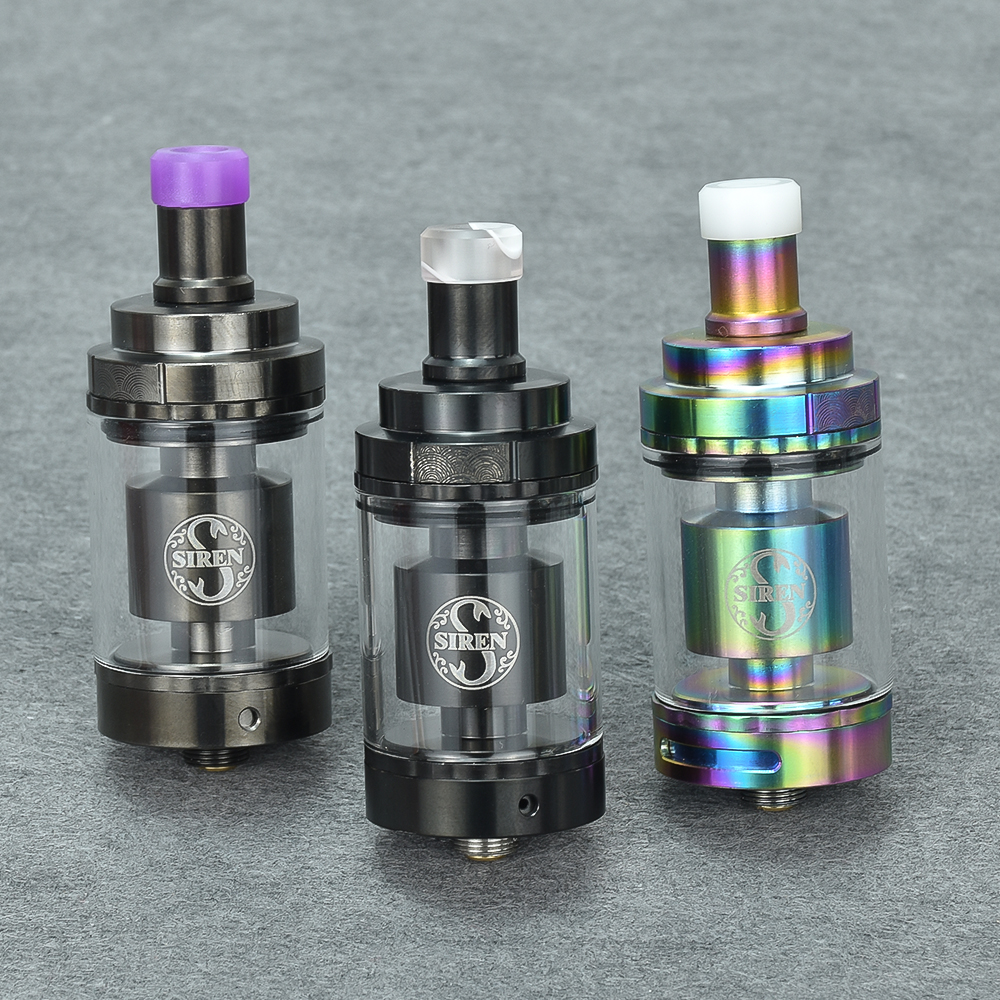 Siren-tanque reconstruible V2 GTA MTL RTA, bobinas individuales, atomizador de tanque RTA de flujo de aire de 22mm/24mm, 2ml/4,5 ml, rta vs kayfun x rta