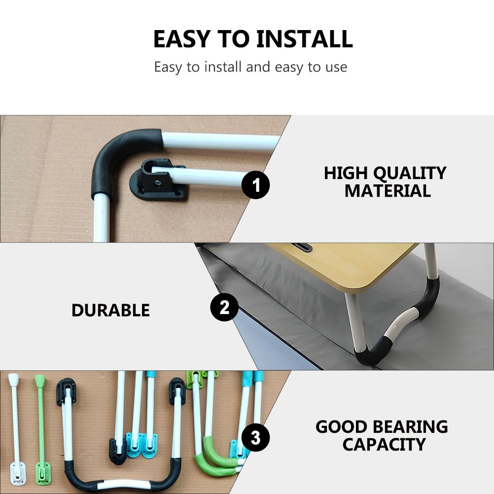  2 Pcs Legs for Unit Folding Bracket Table Adjustable Desk Foldable Tray Laptop Computer