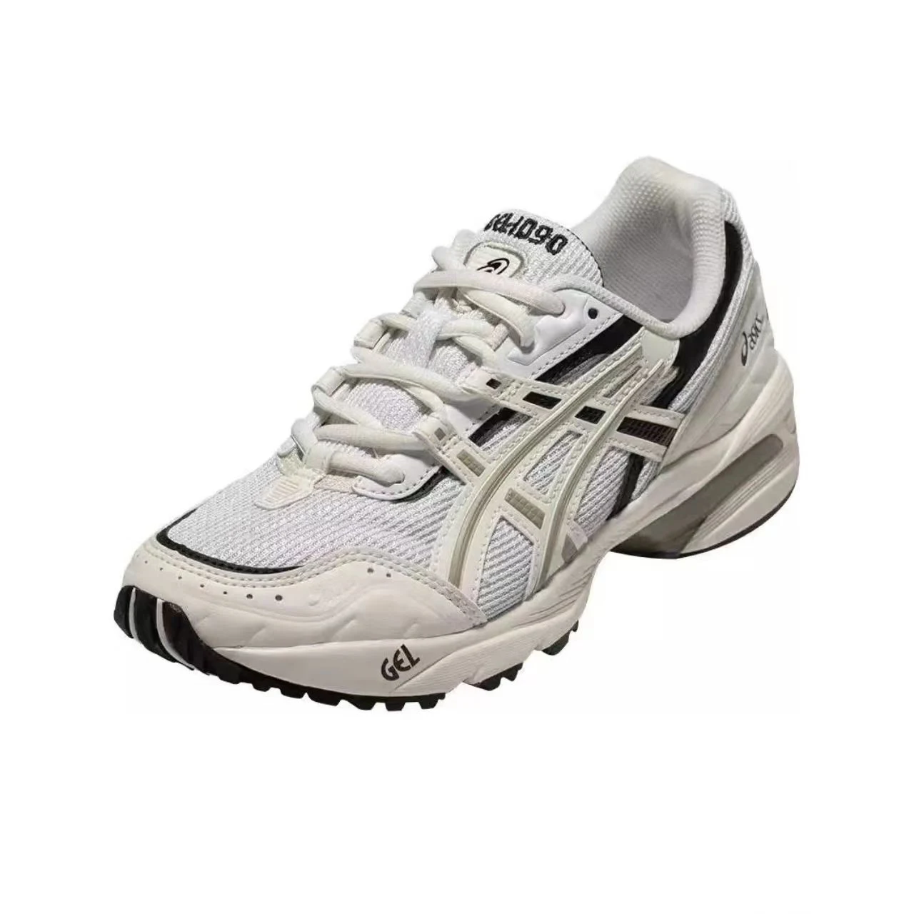 Asics 2024 ใหม่กลางแจ้งน้ําหนักเบา Original Tiger GEL-1090 รองเท้าพร้อมเชือกผูกรองเท้า Asics GEL-1090 รองเท้าผ้าใบรองเท้าวิ่ง