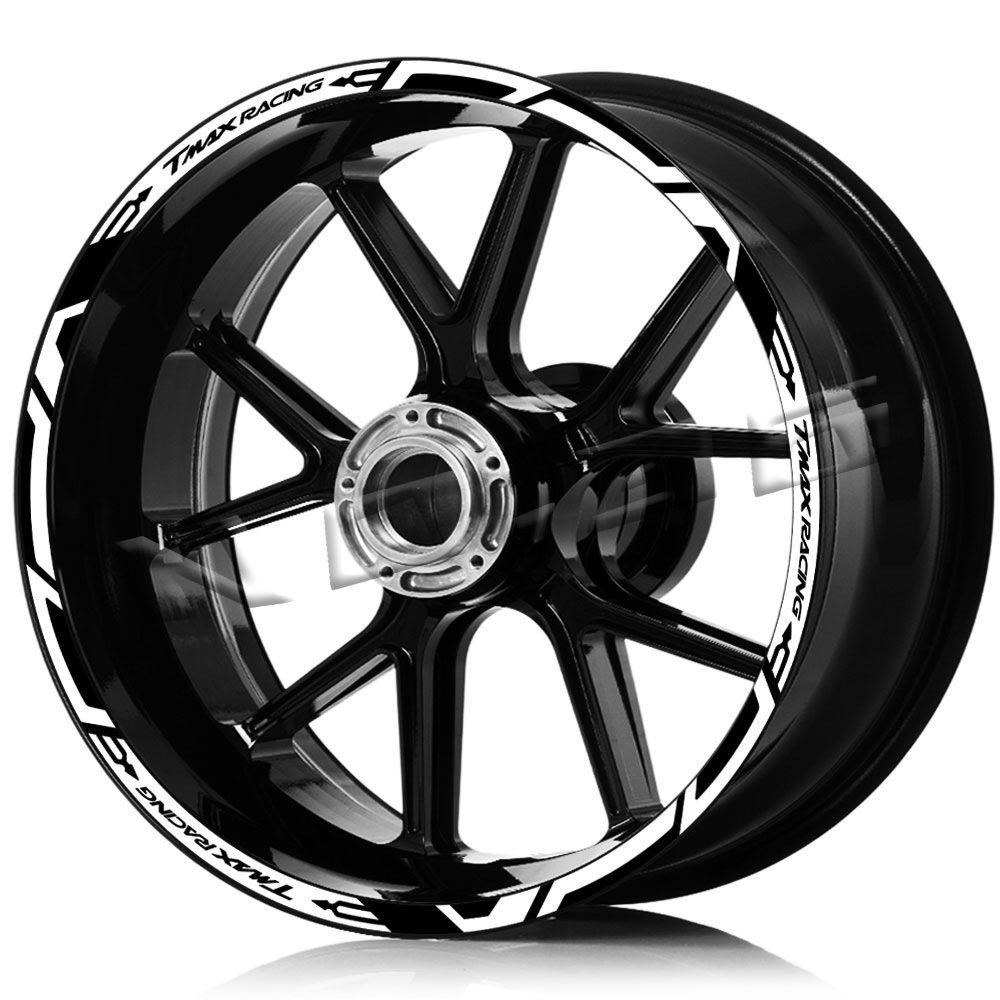 TMAX-pegatina reflectante para llanta de rueda de motocicleta, cinta a rayas, accesorio impermeable para Tmax 500, 530, 560, 2023