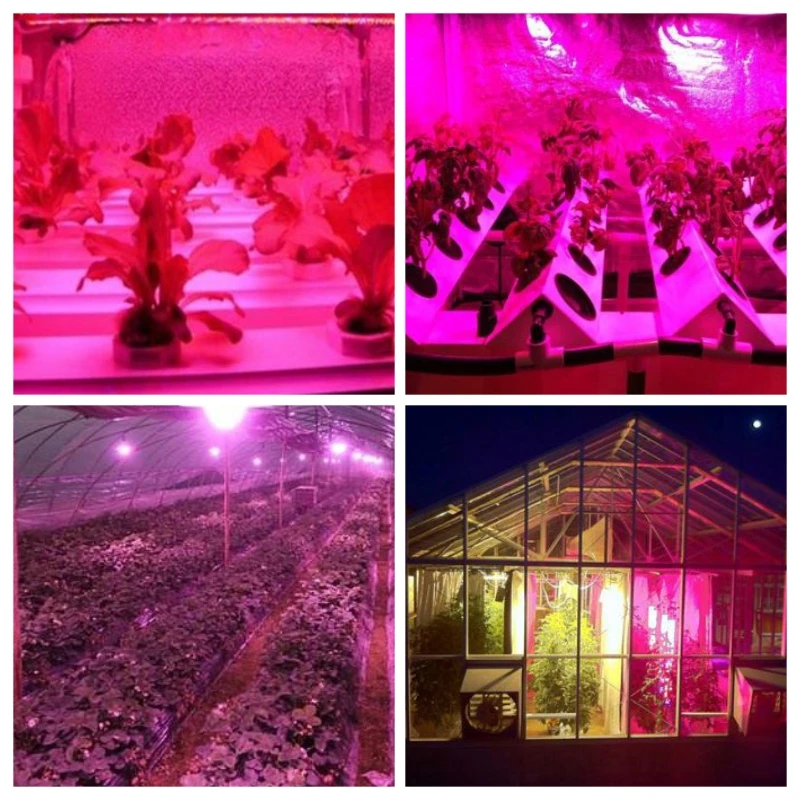 Led水耕栽培ランプ,e27,e14,gu10,mr16,b22,220v,3w,4w,5w,フルスペクトル,顕花植物栽培用