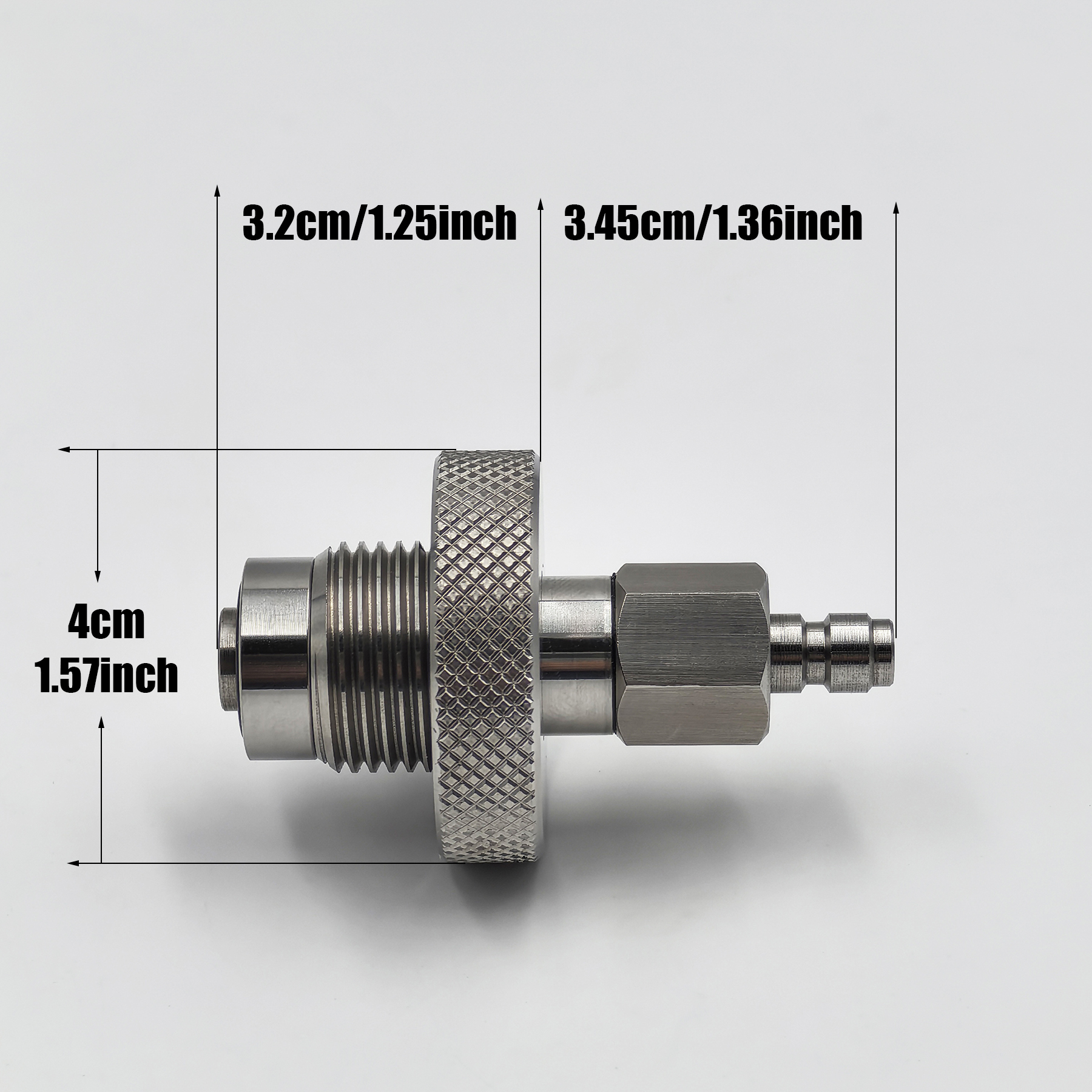 HPA HP エアフィルステーションリフィルステンレス鋼 300Bar Din バルブ 8 ミリメートルクイックディスコネクト G5/8-14 オスプラグダイビング