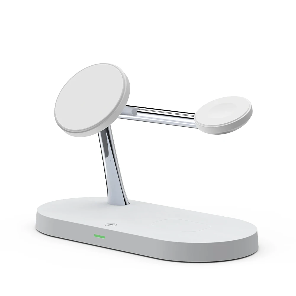 3 in 1 Magnetic Wireless Charger Stand For iPhone 12 13 14 15 16 Fast Charging Station for Apple Watch 10 9 8 7 6 5 Airpods Pro