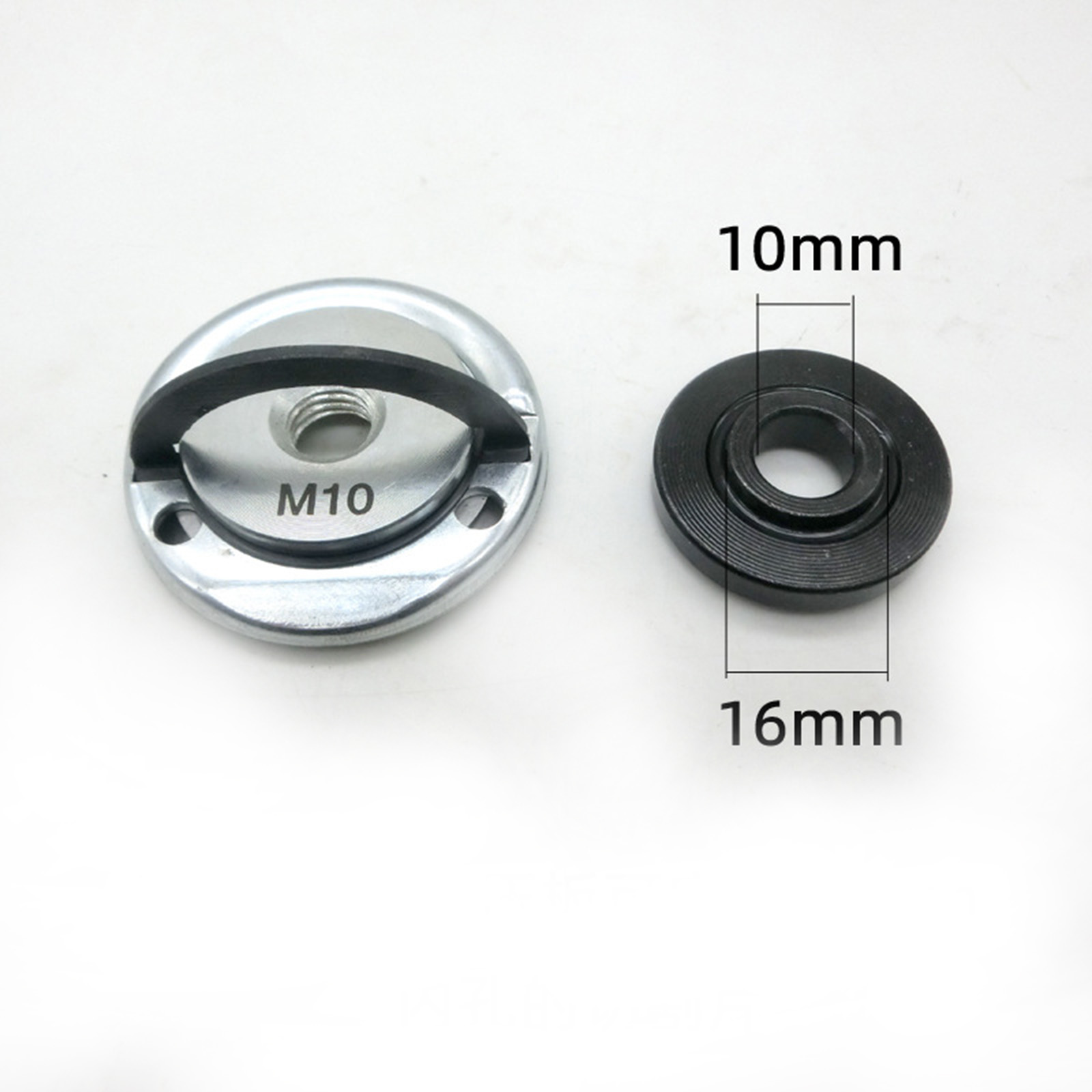 5 タイプ 2 個 M10 スレッドアングルグラインダー内側外側フランジナットセットツールクイックリリースセルフロックプレスプレートパワーチャックセット