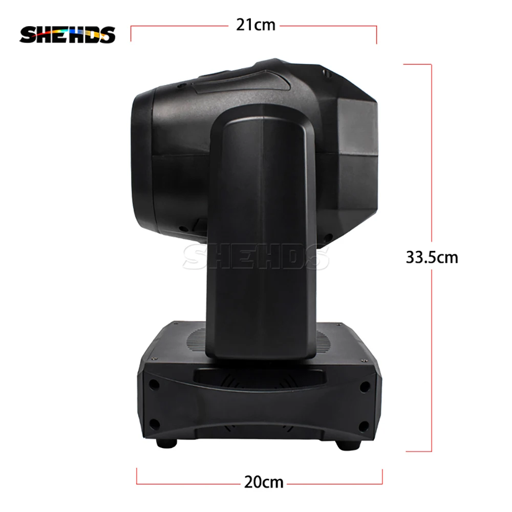 SHEHDS 2PCS 100W LED 6 Facet Prism DJ โปรเจคเตอร์ DMX 512 แฟนซี Spot Light สําหรับดิสโก้งานแต่งงานไนท์คลับผู้ชม