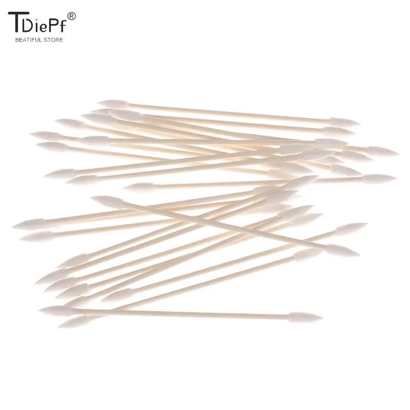 Cotonete descartável 8cm, 25 partes um saco